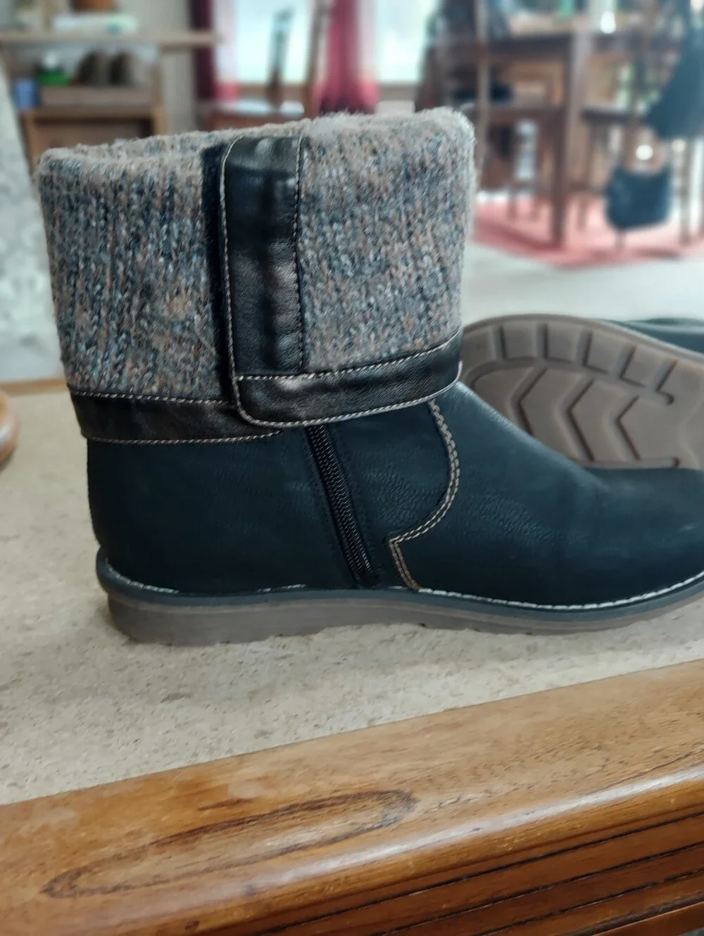 Remonte Vegan Faux Leather Convertible Boots Size 40